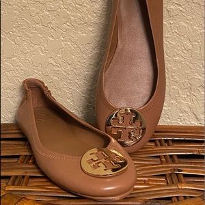 Tory Burch - Authentic Minnie embellished-logo